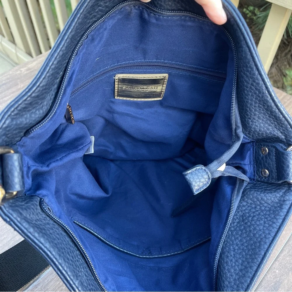 Shiraleah Blue Hobo Crossbody Bag Purse EUC